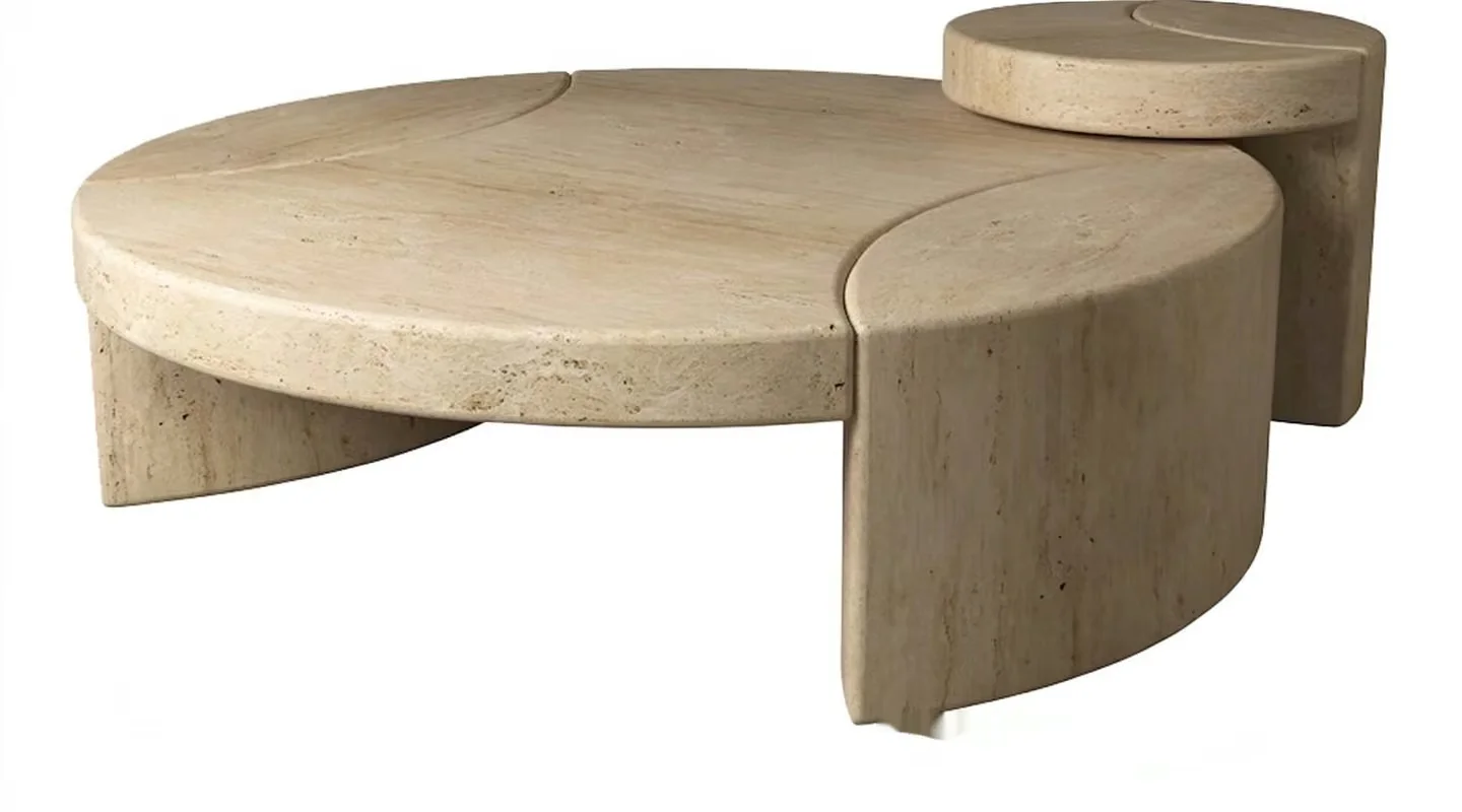 Modern Stone Coffee Table 3D Model – 18917 – VRAY Render