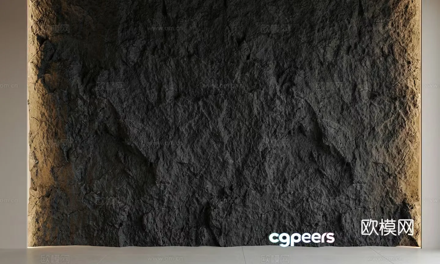 Modern wool stone wall wool stone background wall stone wall cultural stone stone background wall wool stone 3d model