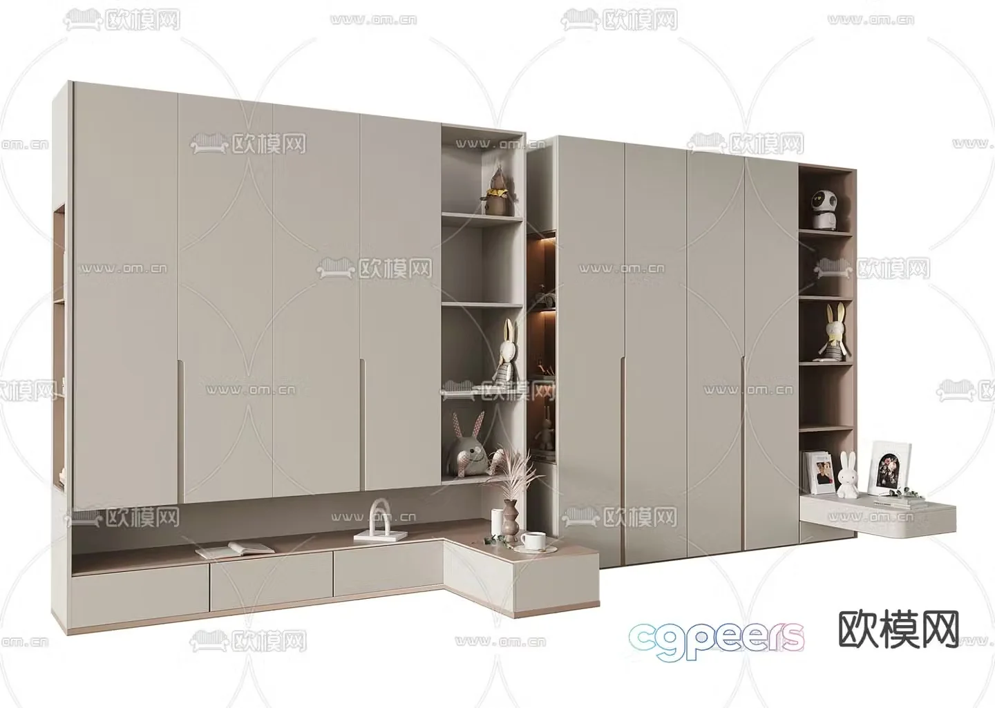 Children’s Wardrobe Wardrobe 3d model
