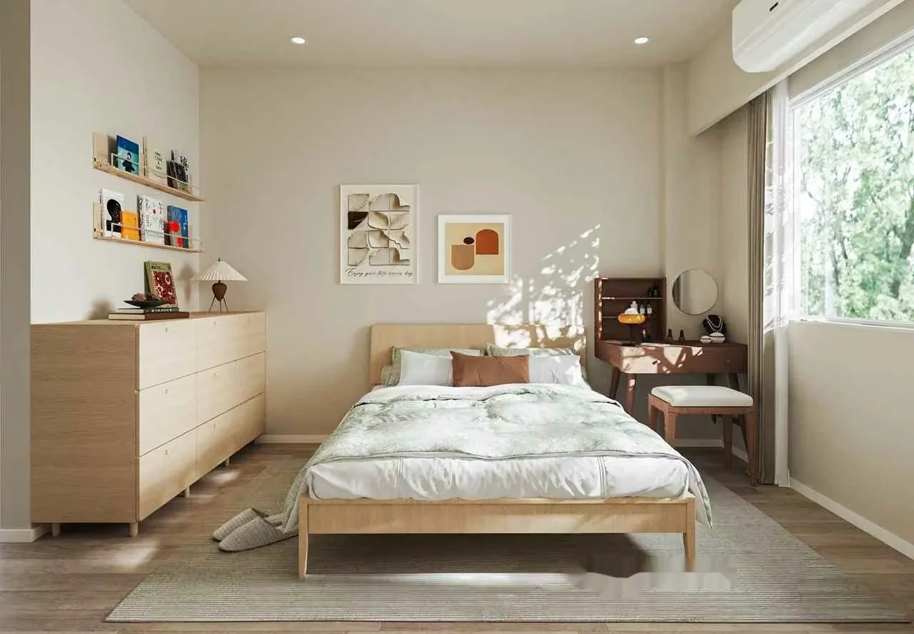 Modern Minimalist Bedroom 3D Model – 6012 – VRAY Render