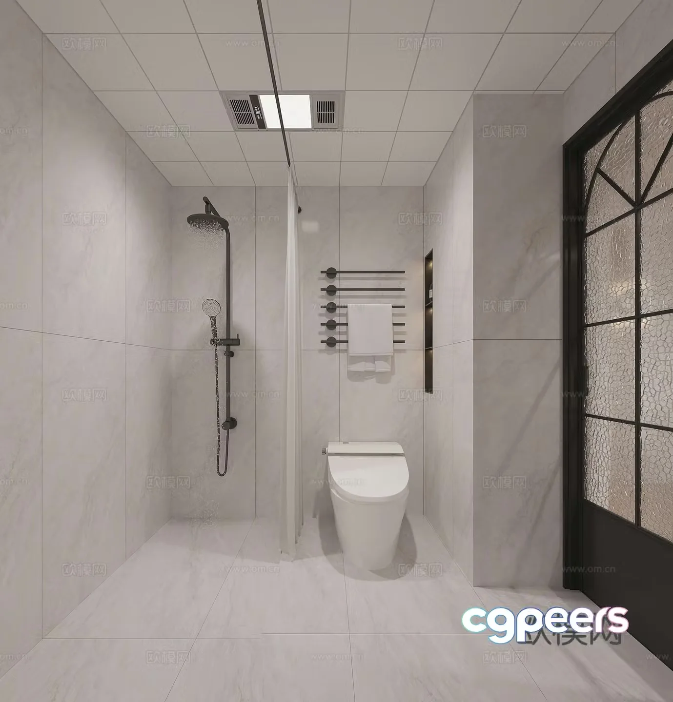 Modern bathroom 3d model