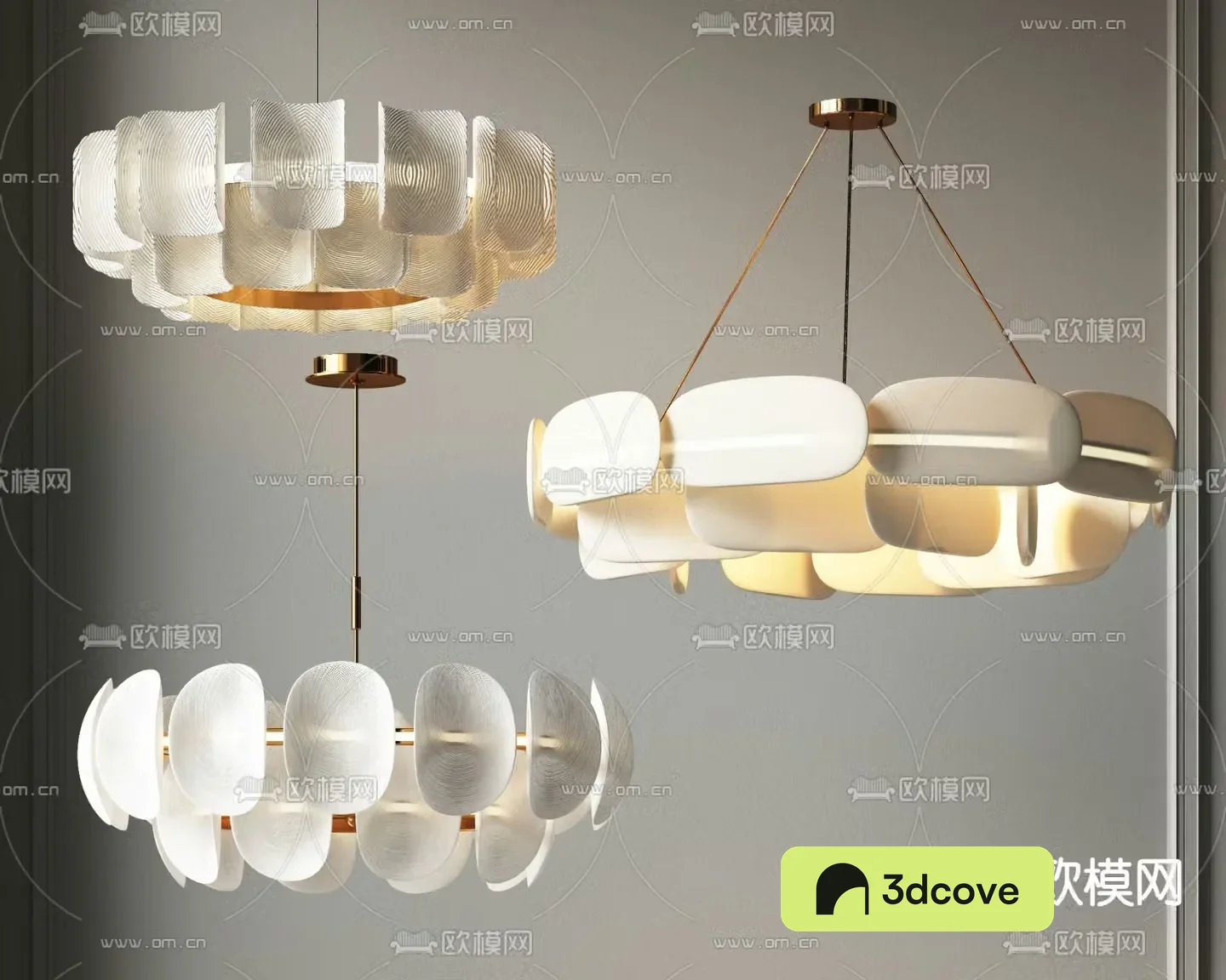 Modern art chandelier