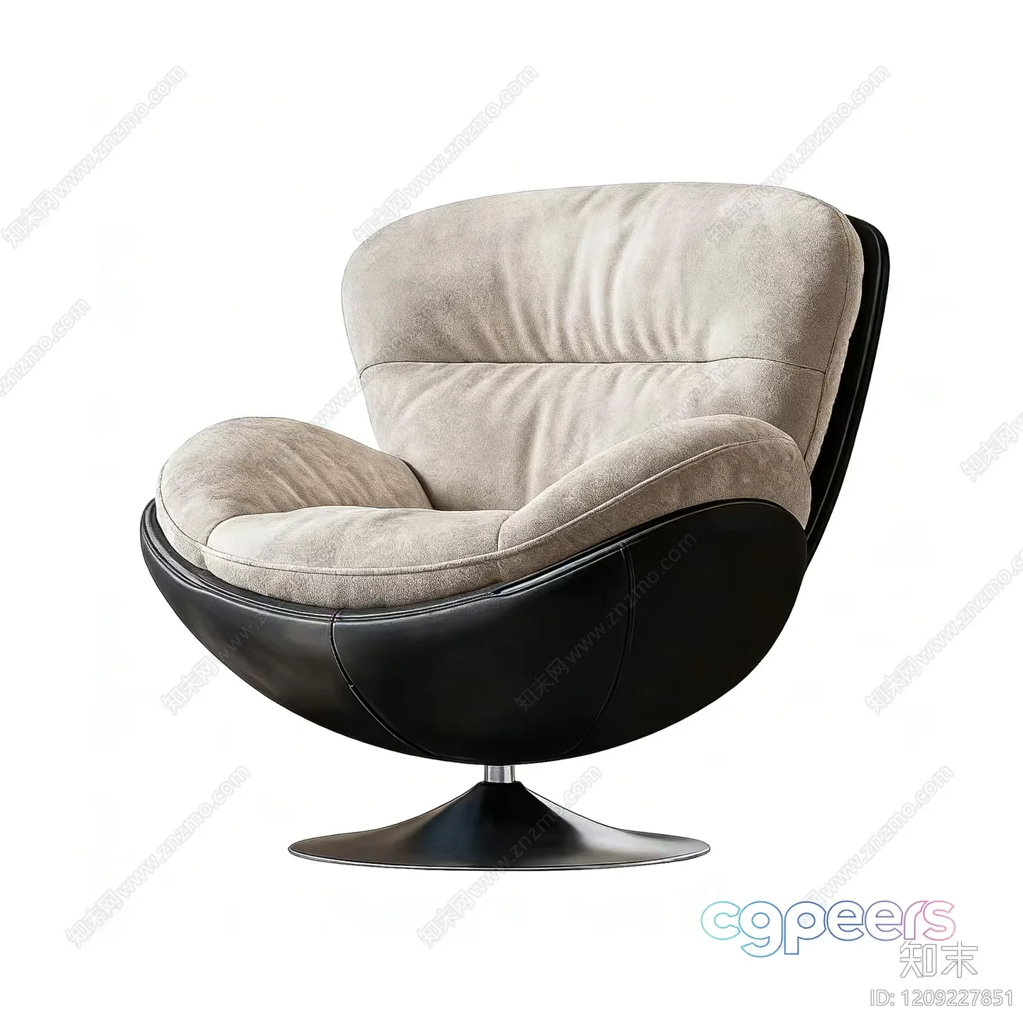 Modern Swivel Chair 3D Model – 3571 – VRAY Render