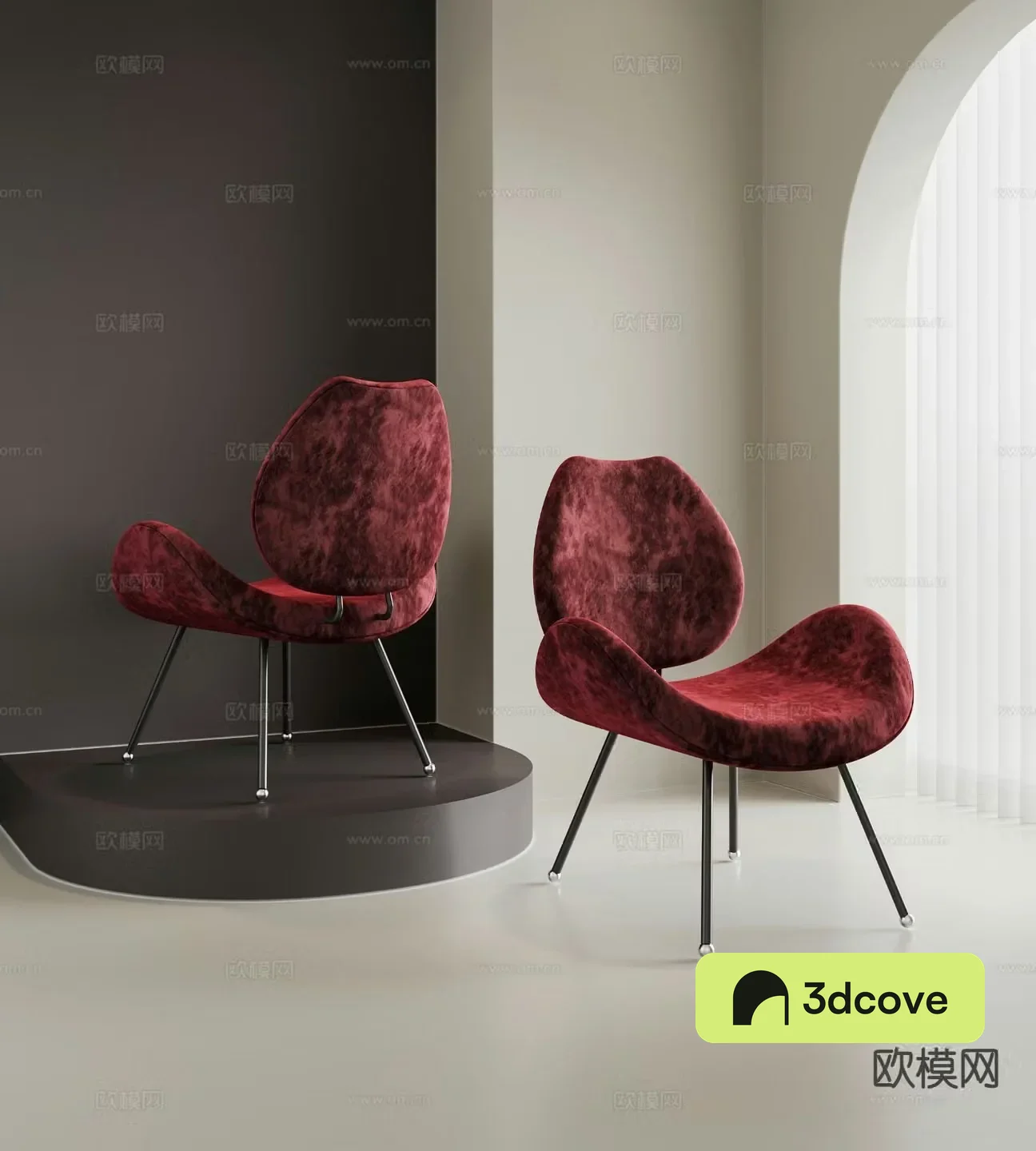 Modern leisure chair dining chair single chair