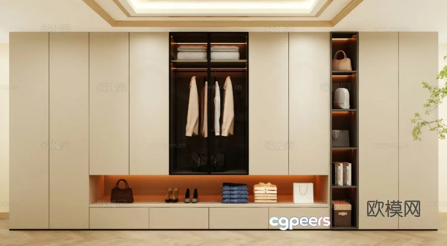 Wardrobe design Wardrobe renderings Wardrobe wardrobe design Wardrobe cabinet 3d model