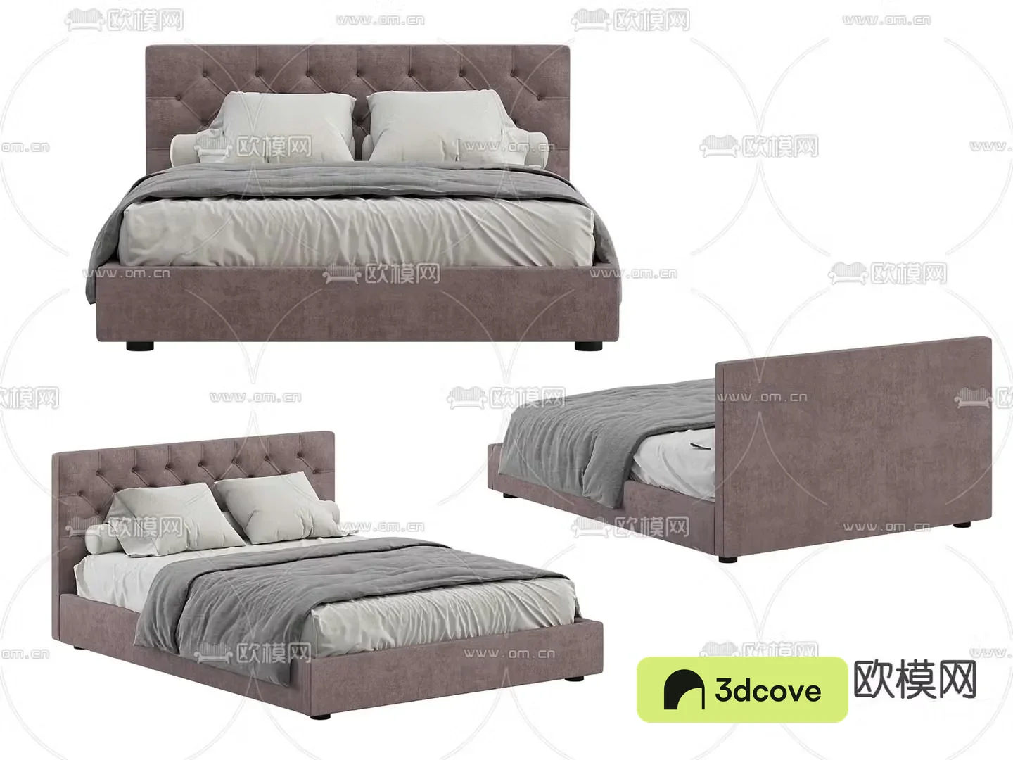 Modern double bed