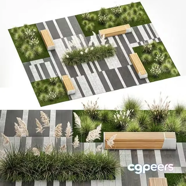 3ds Max Free – Plants for the urban environment 1151