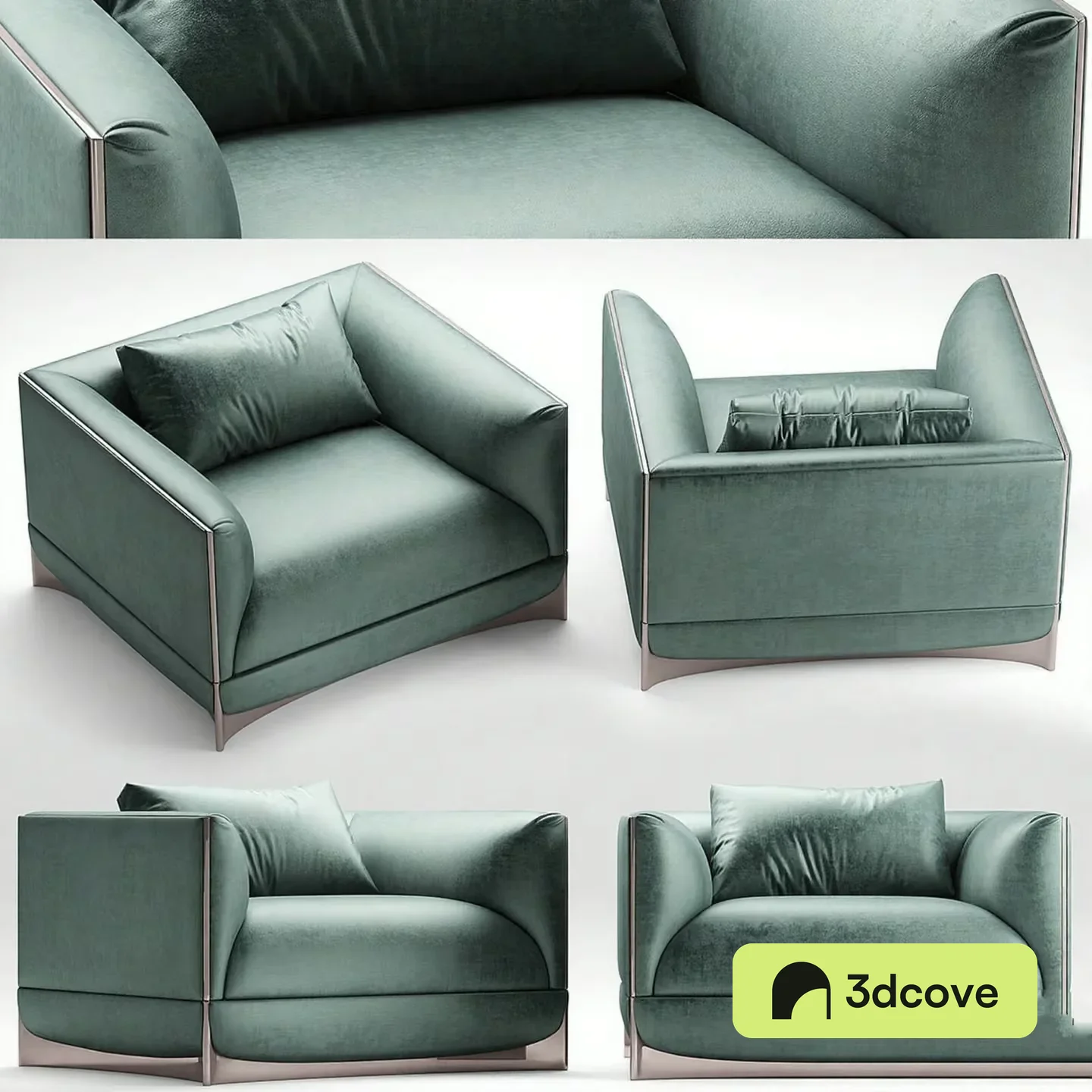 Modern Green Couch