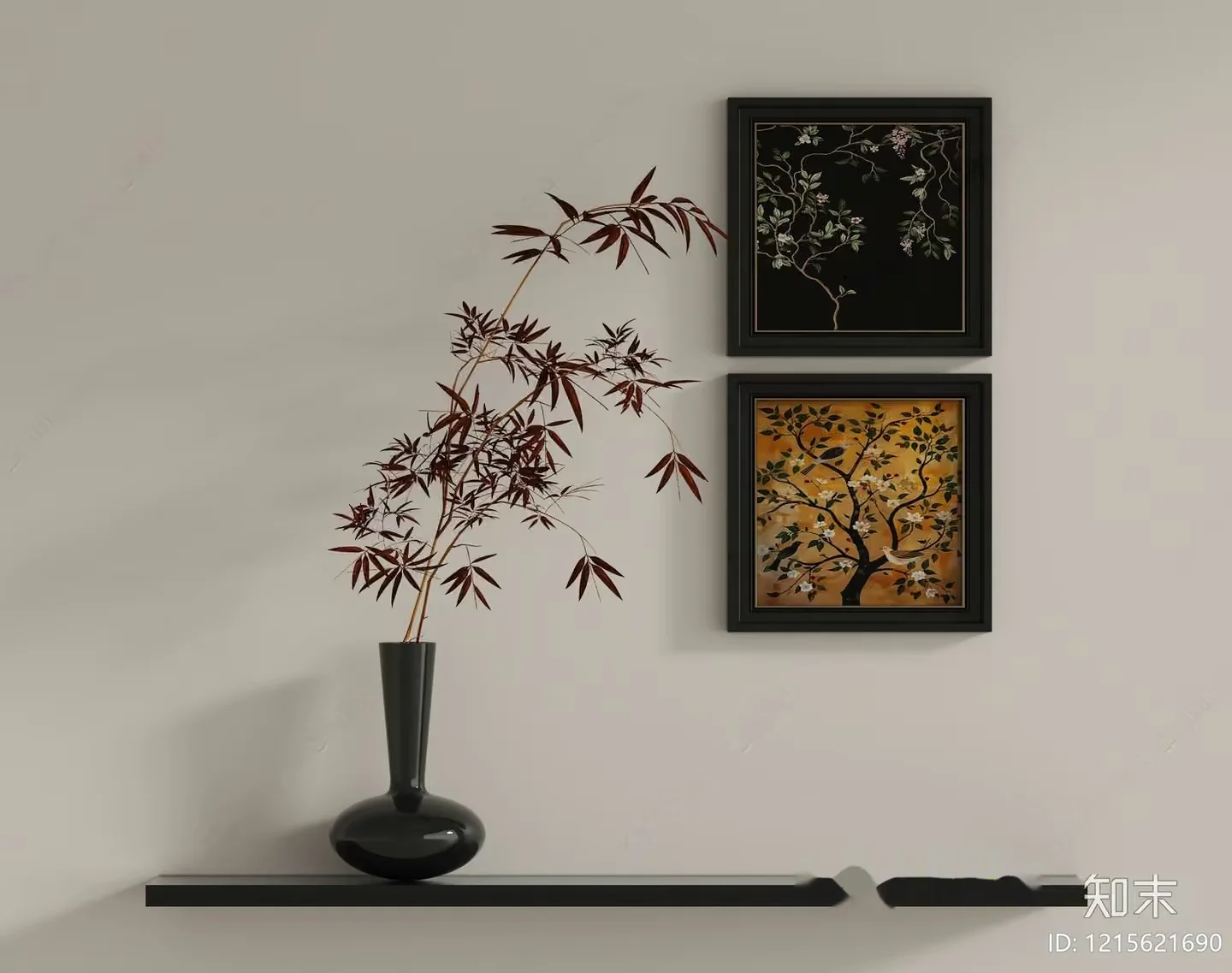 Minimalist Decorative Vase 3D Model – 10186 – VRAY Render