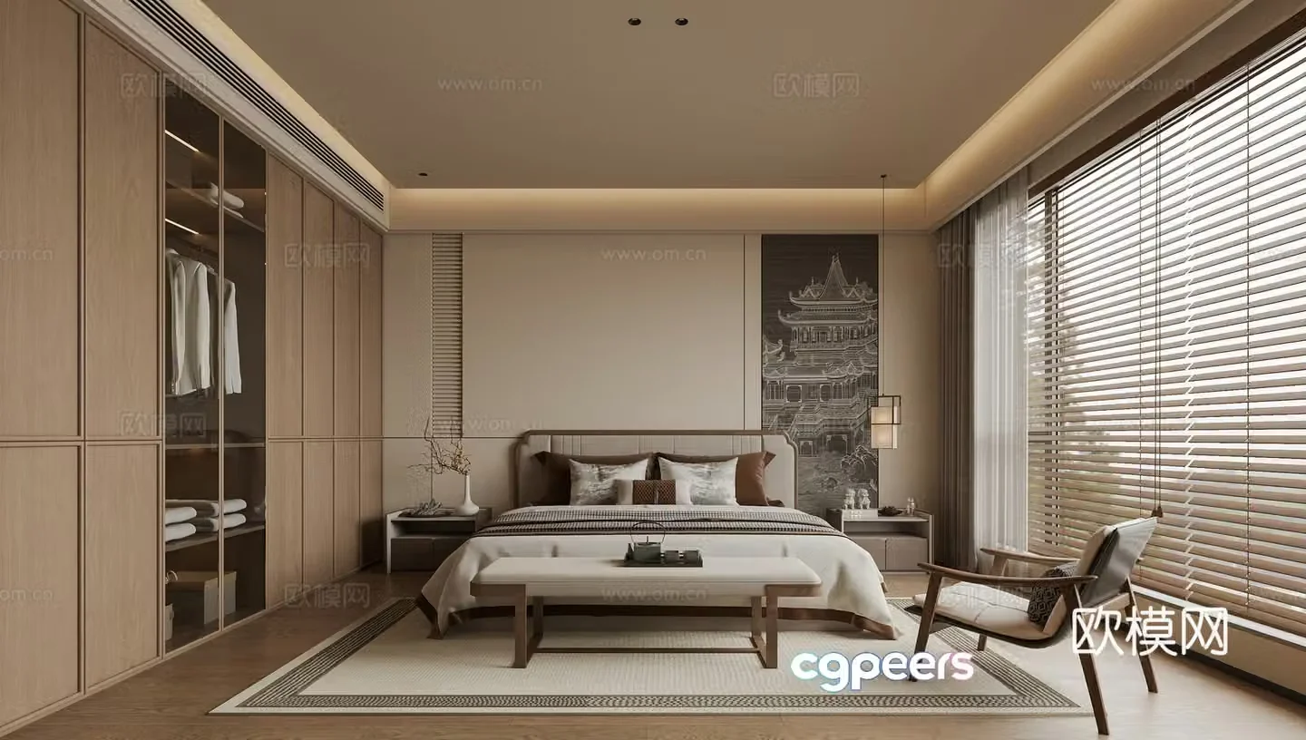 3D model of bedroom in Song Dynasty