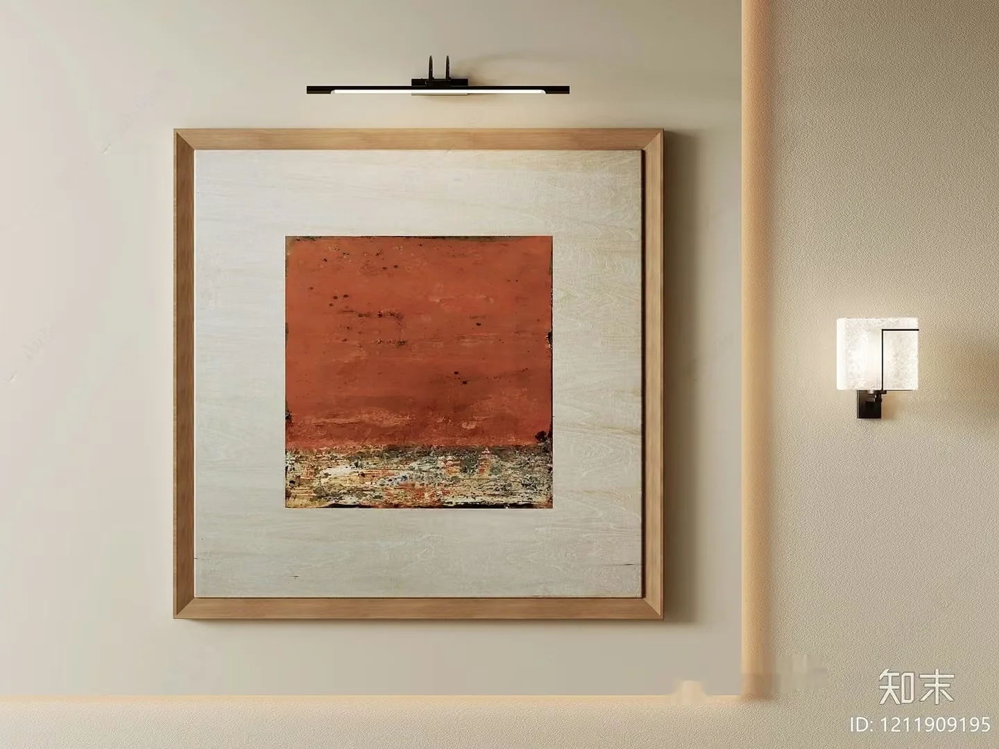 Modern Abstract Painting 3D Model – 934 – VRAY Render