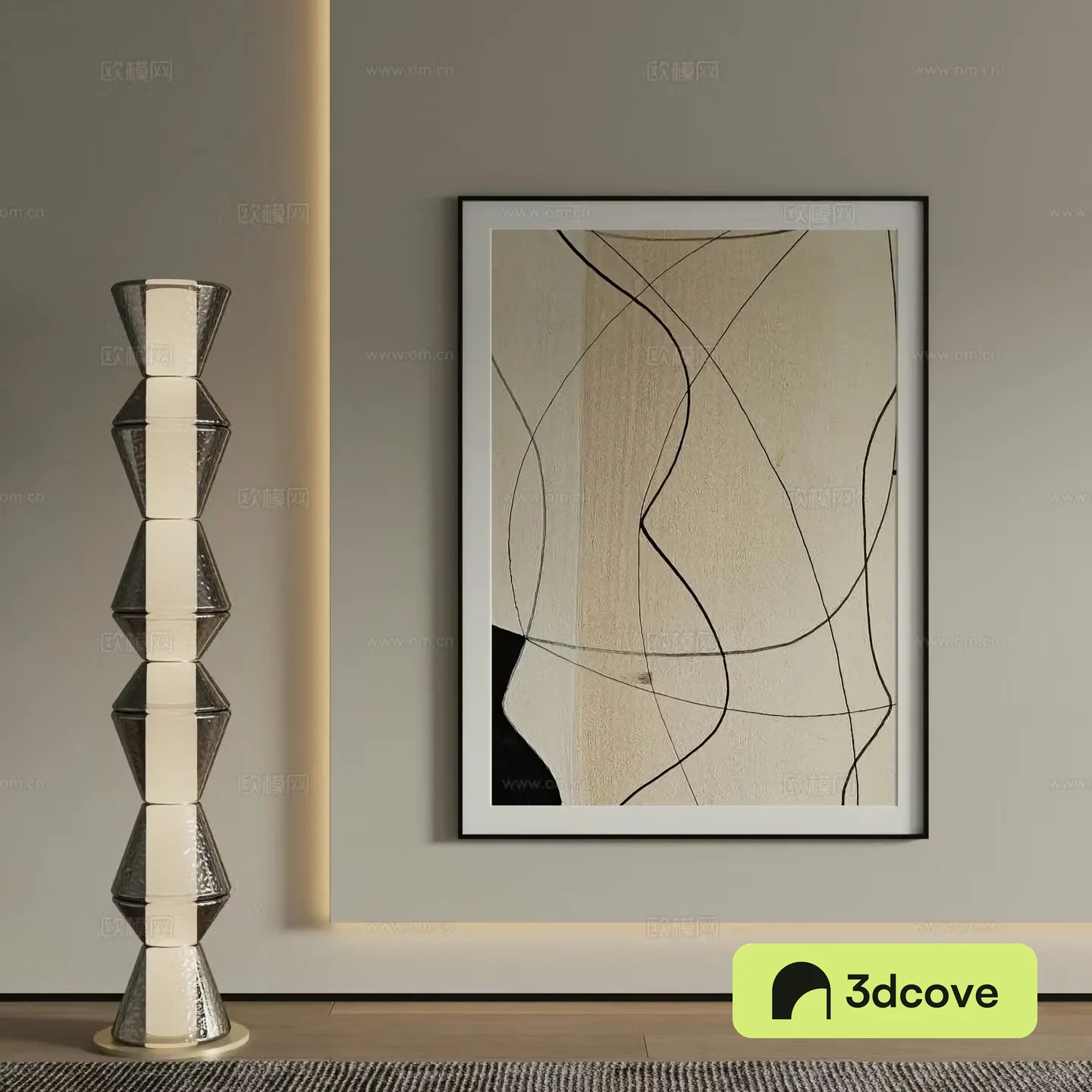 Modern abstract painting decorative painting