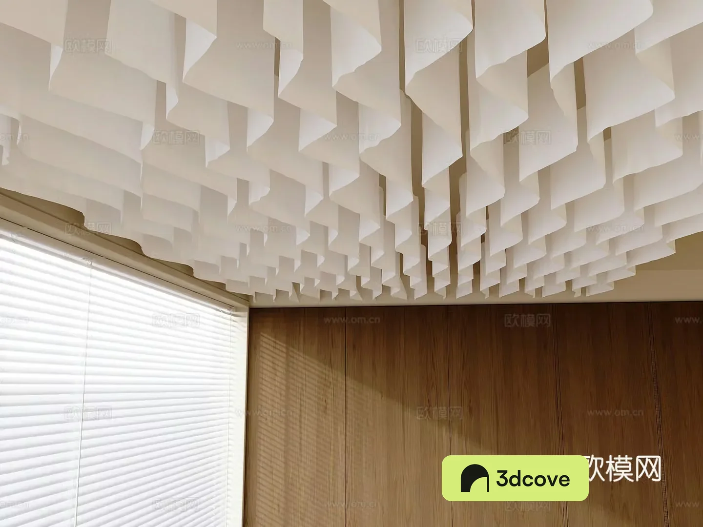 Suspended hanging curtain ceiling Chinese style fabric decorative curtain