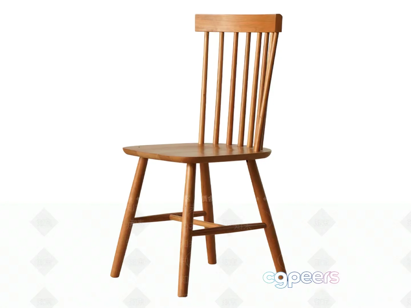 Wooden Dining Chair 3D Model – 18851 – VRAY Render