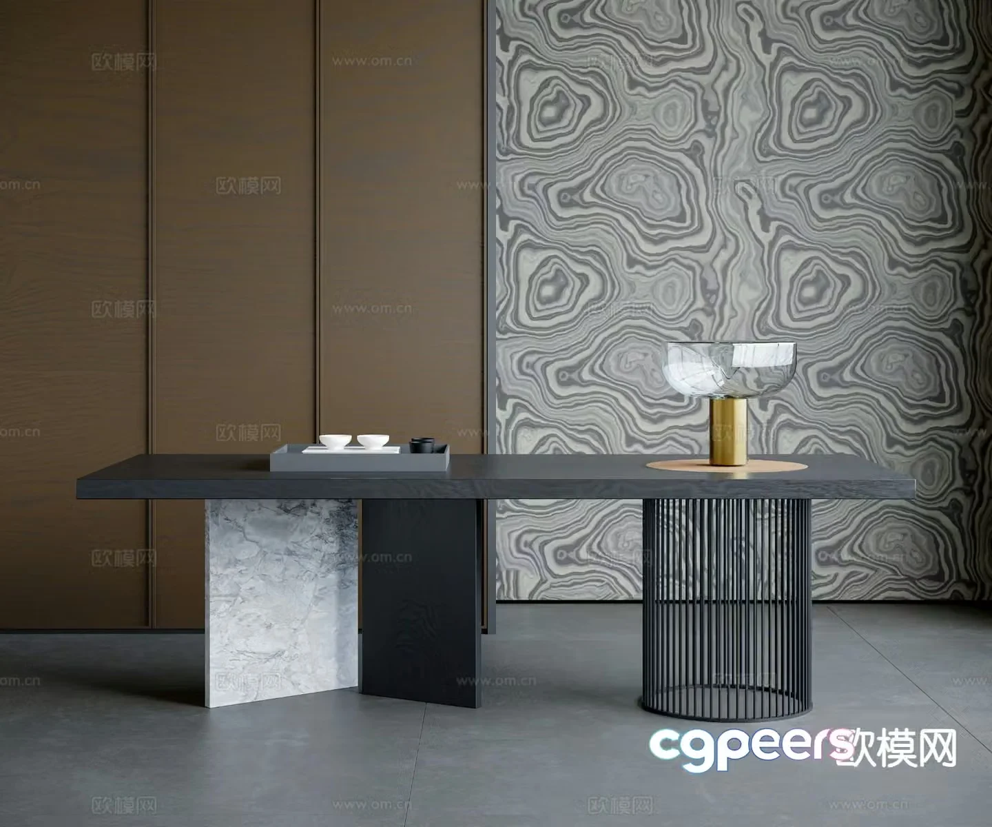 Modern tea table tea table 3d model