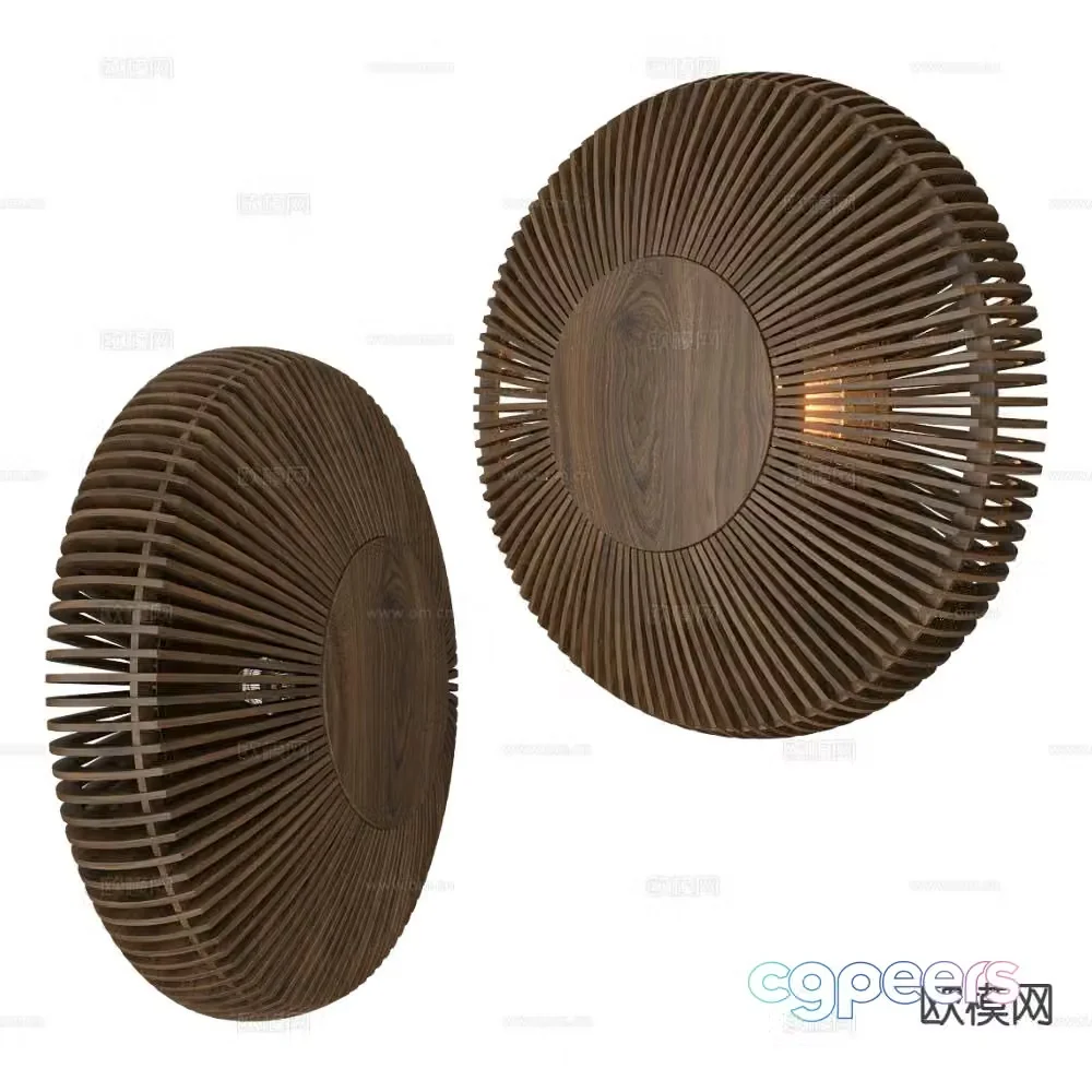 UMAGE round wall light 3d model