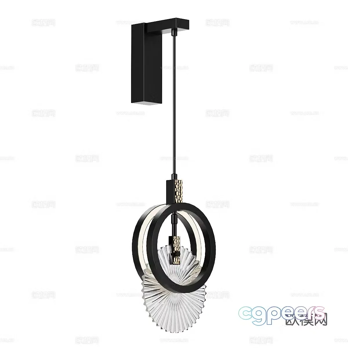 Modern simple chandelier chandelier simple chandelier restaurant chandelier lamp 3d model