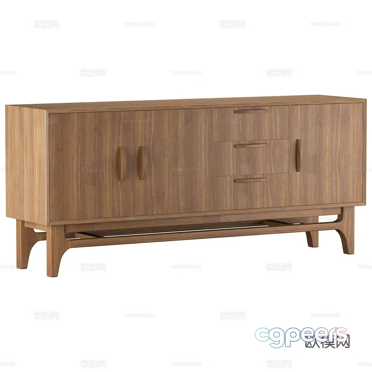 New Chinese style TV cabinet 3d model