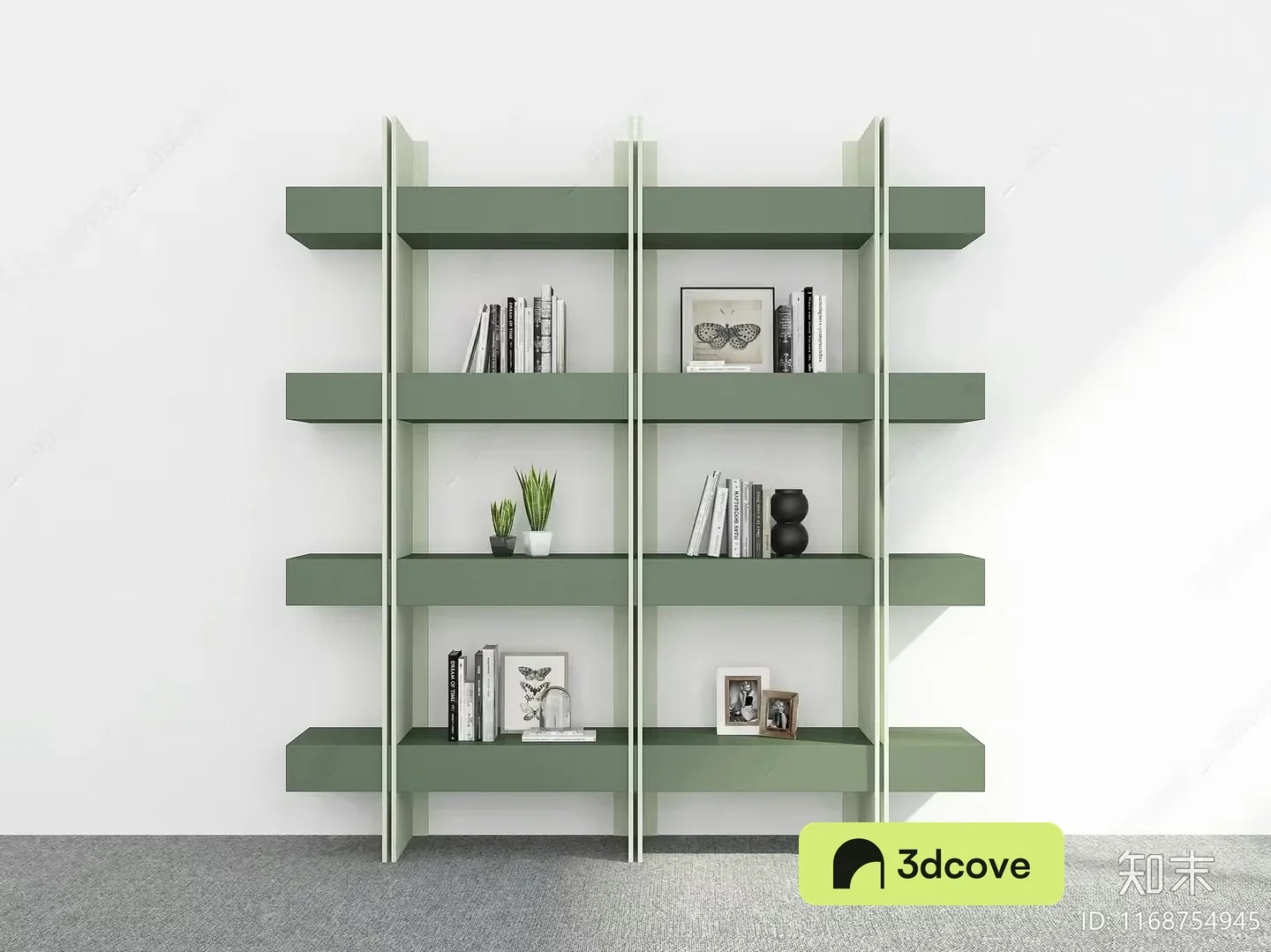 Green Shelving Unit
