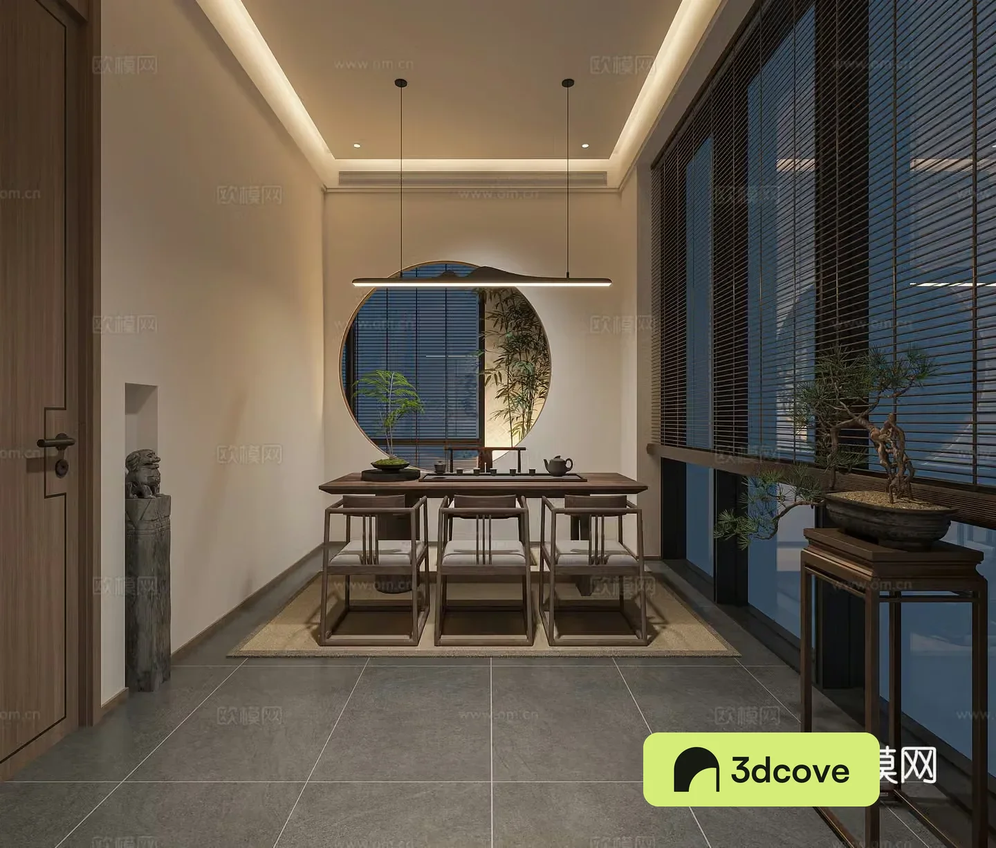 New Chinese tea room