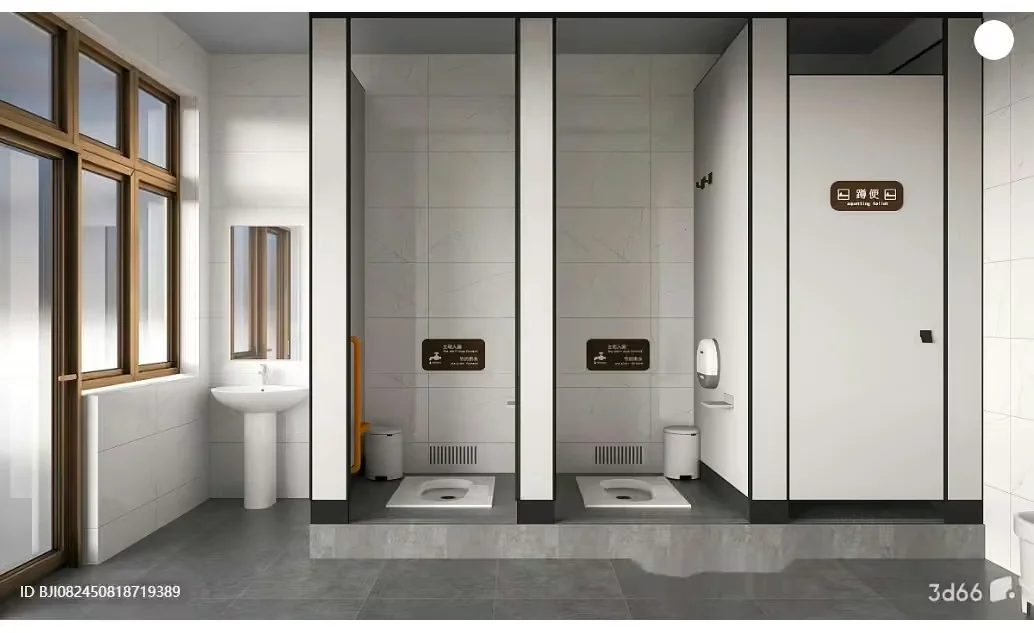 A Modern Bathroom 3D Model – 5124 – VRAY Render
