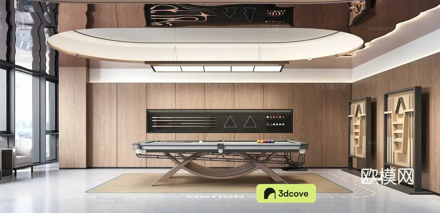 Modern entertainment room