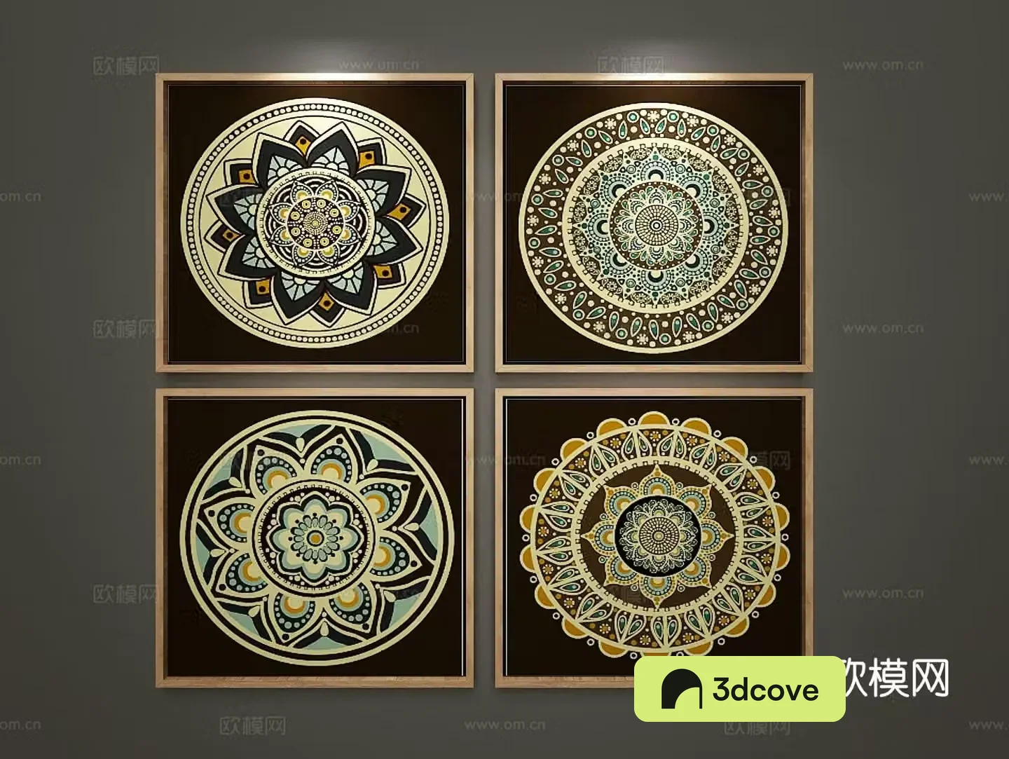 American decorative painting retro painting hanging painting