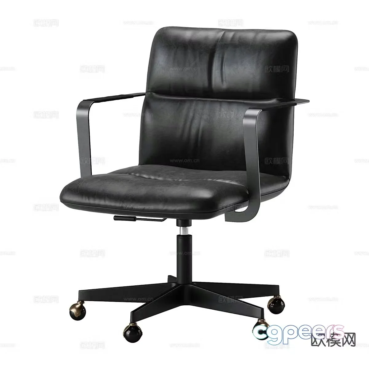 Modern office chair conference chair staff chair 3d model