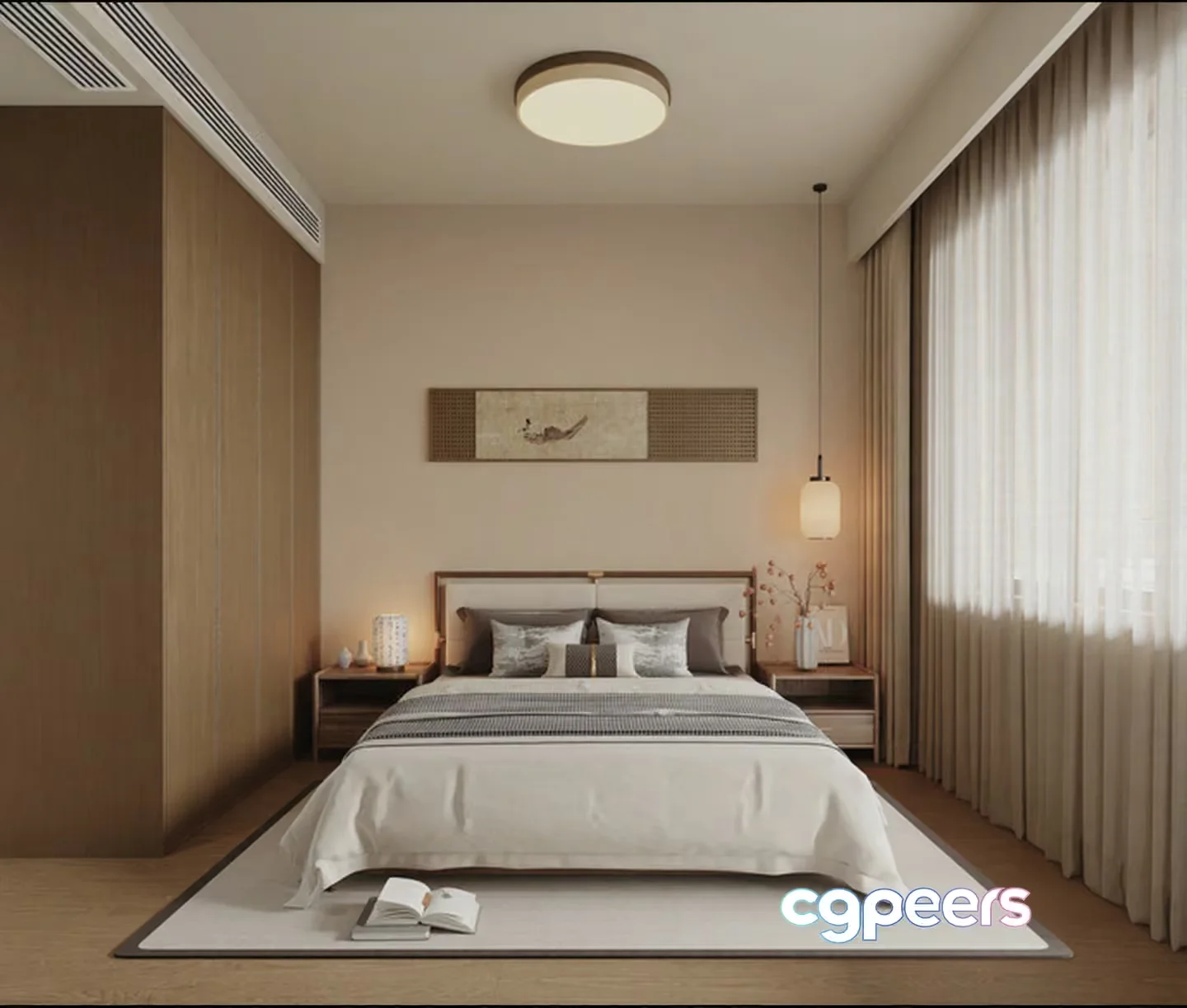 Modern Light Fixture 3D Model – 13257 – VRAY Render