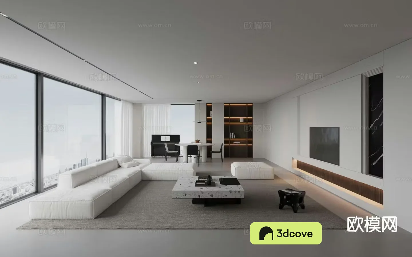 Minimalist restaurant