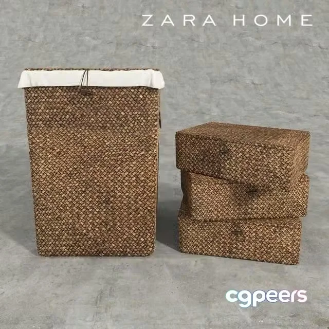 3ds Max Free – Baskets ZARA HOME