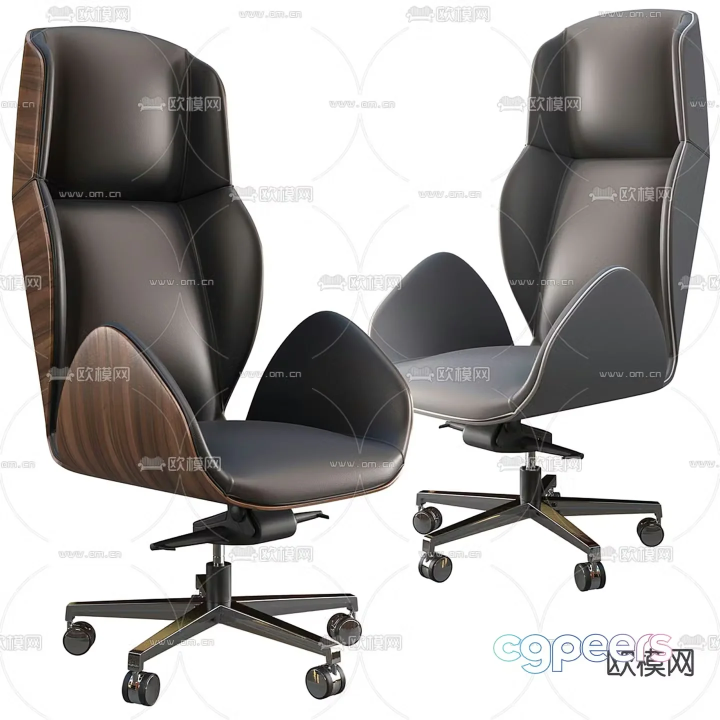 Vaghi suoni office chair boss chair executive chair 3d model