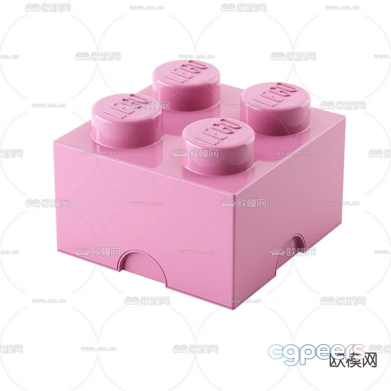 Modern lego toys 3d model