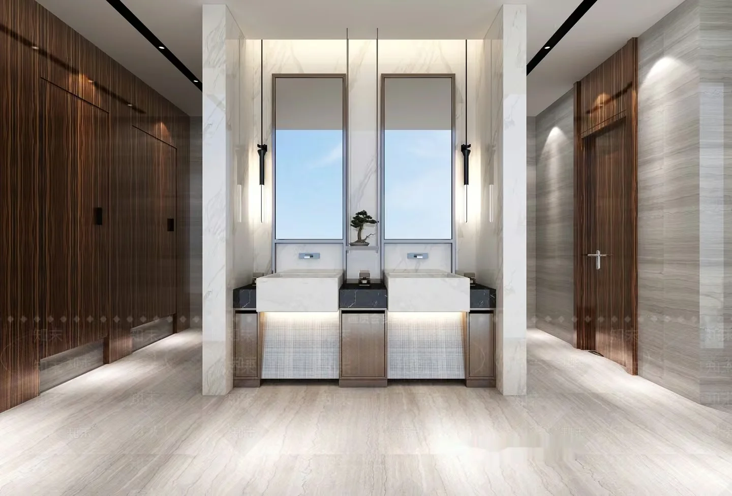 Modern Bathroom Vanity 3D Model – 17787 – VRAY Render