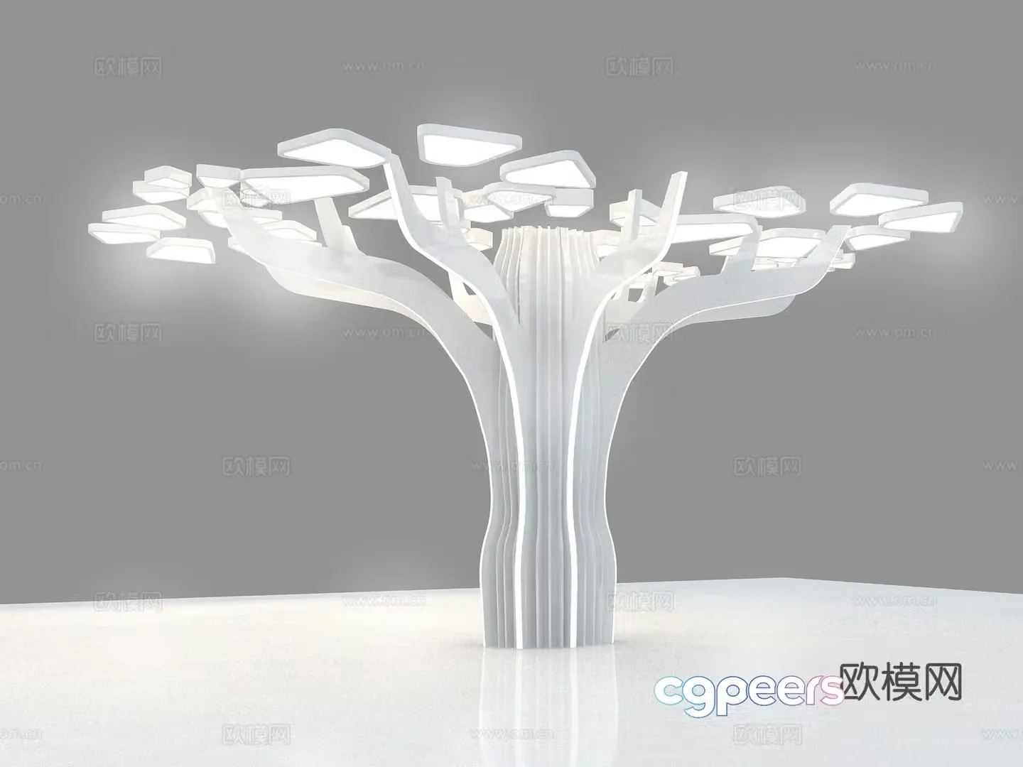 Modern beautiful Chenshu Internet celebrity check-in theme display festival beautiful Chens 3D model