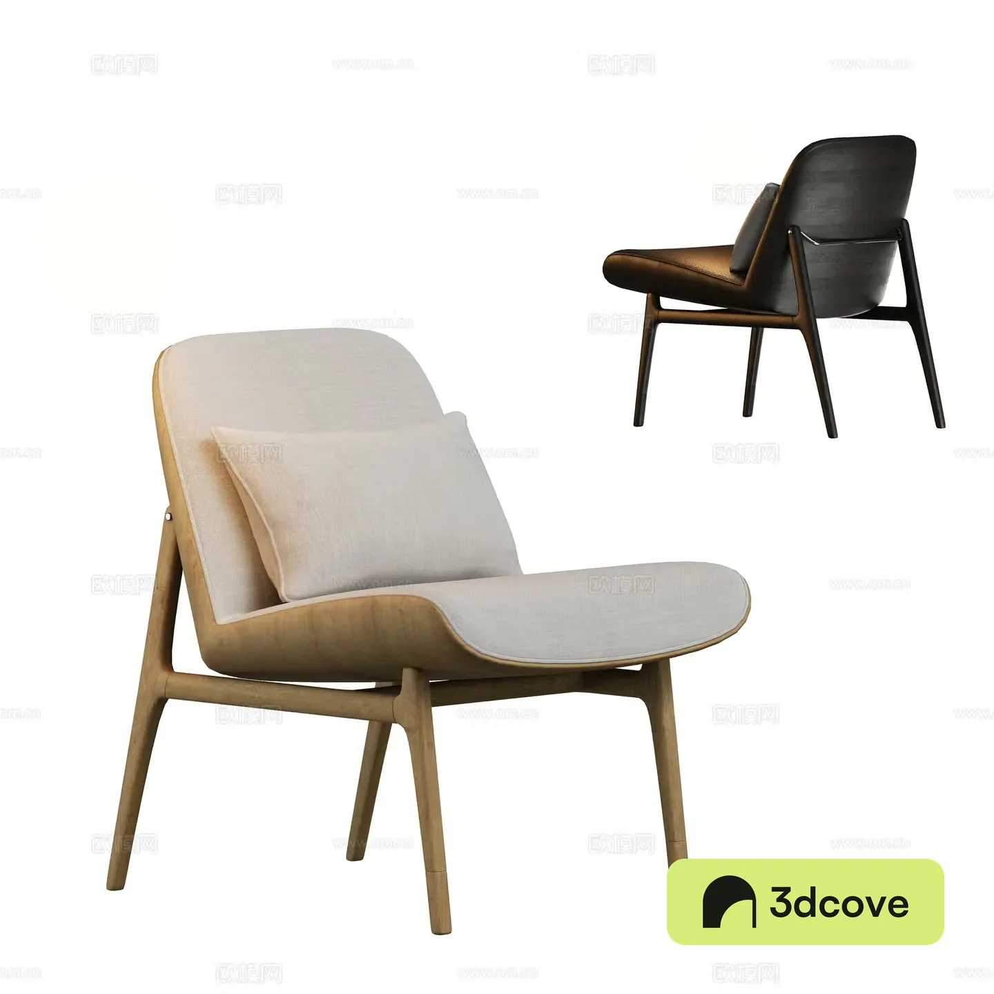 Nordic chair casual chair