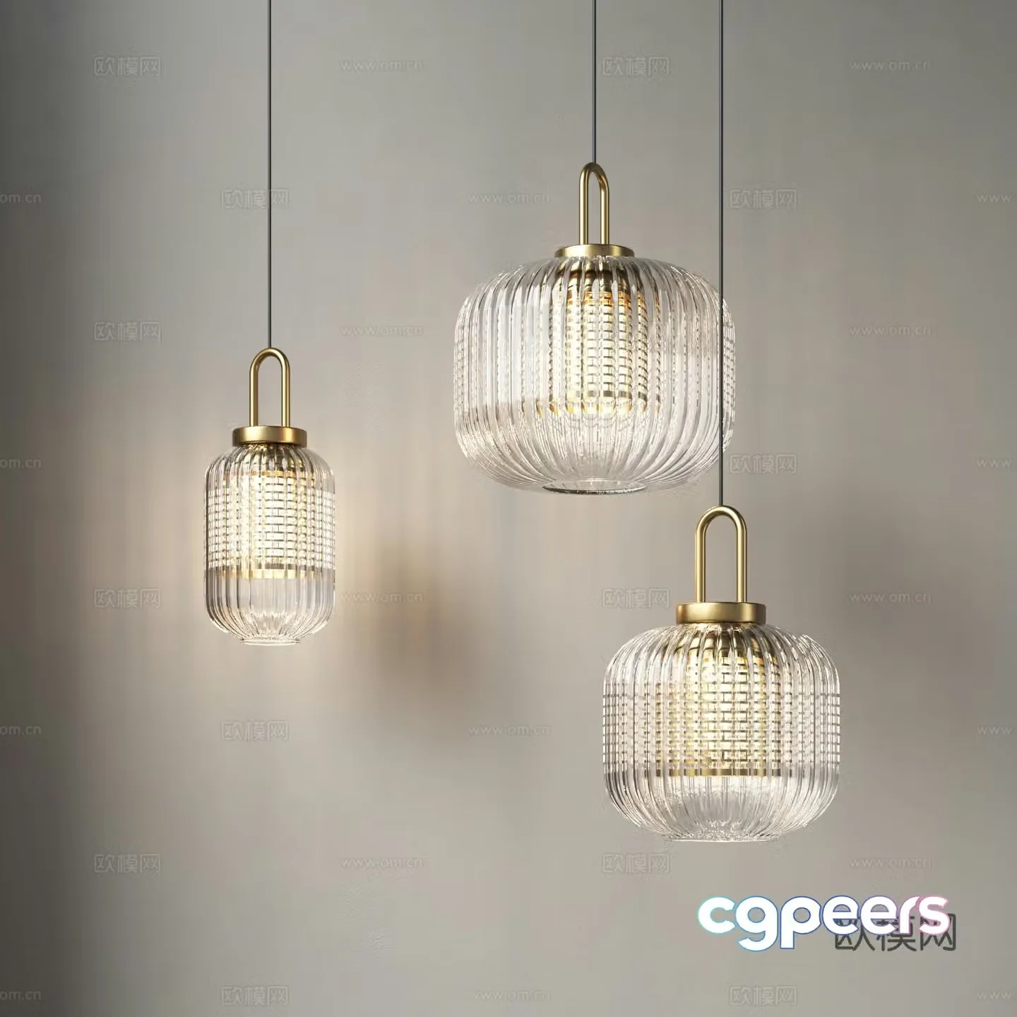 Light luxury restaurant chandeliers modern small chandeliers new Chinese art chandeliers simple small chandeliers bar 3D model