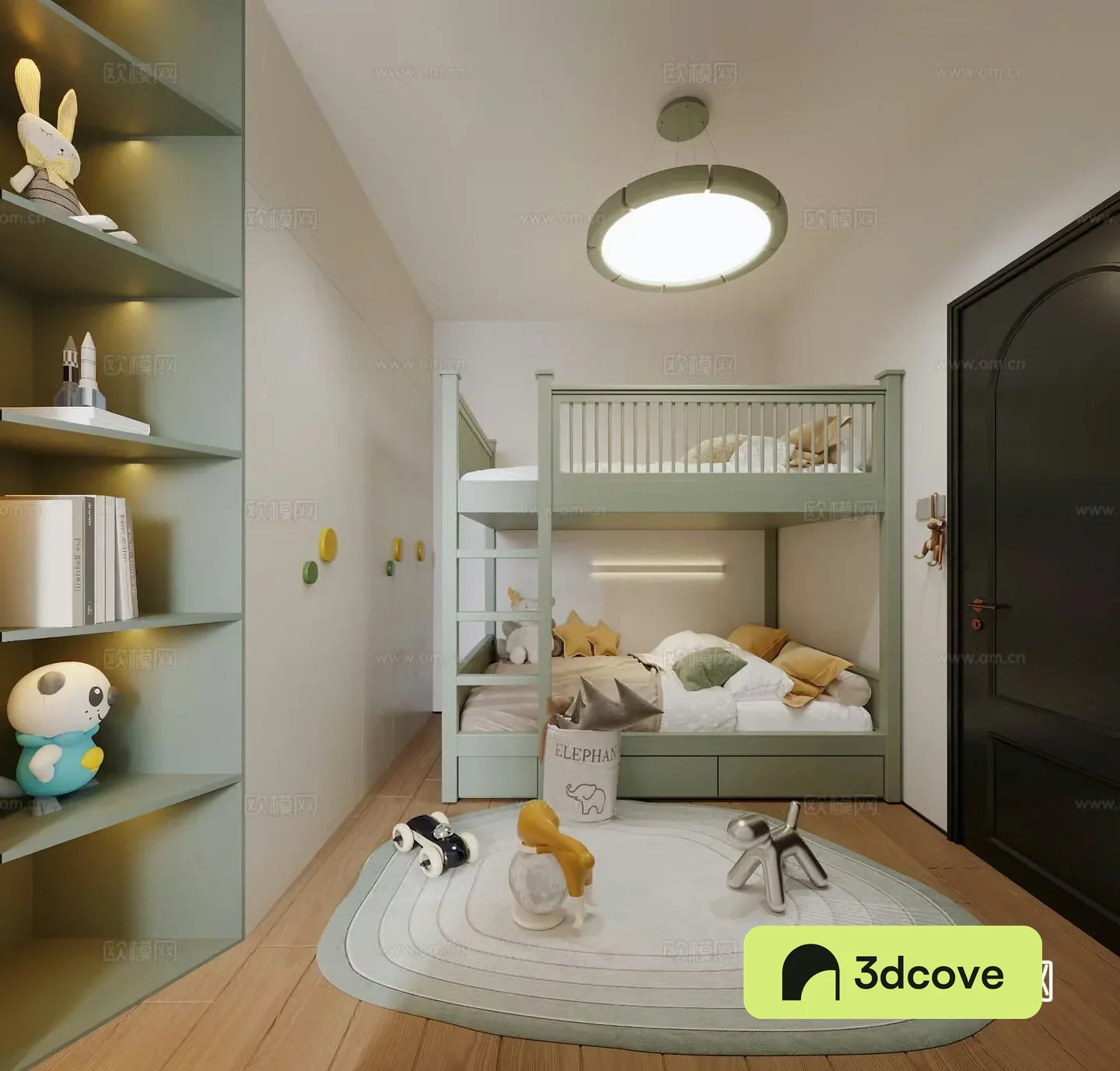 Cream style children’s room boy’s room girl’s room