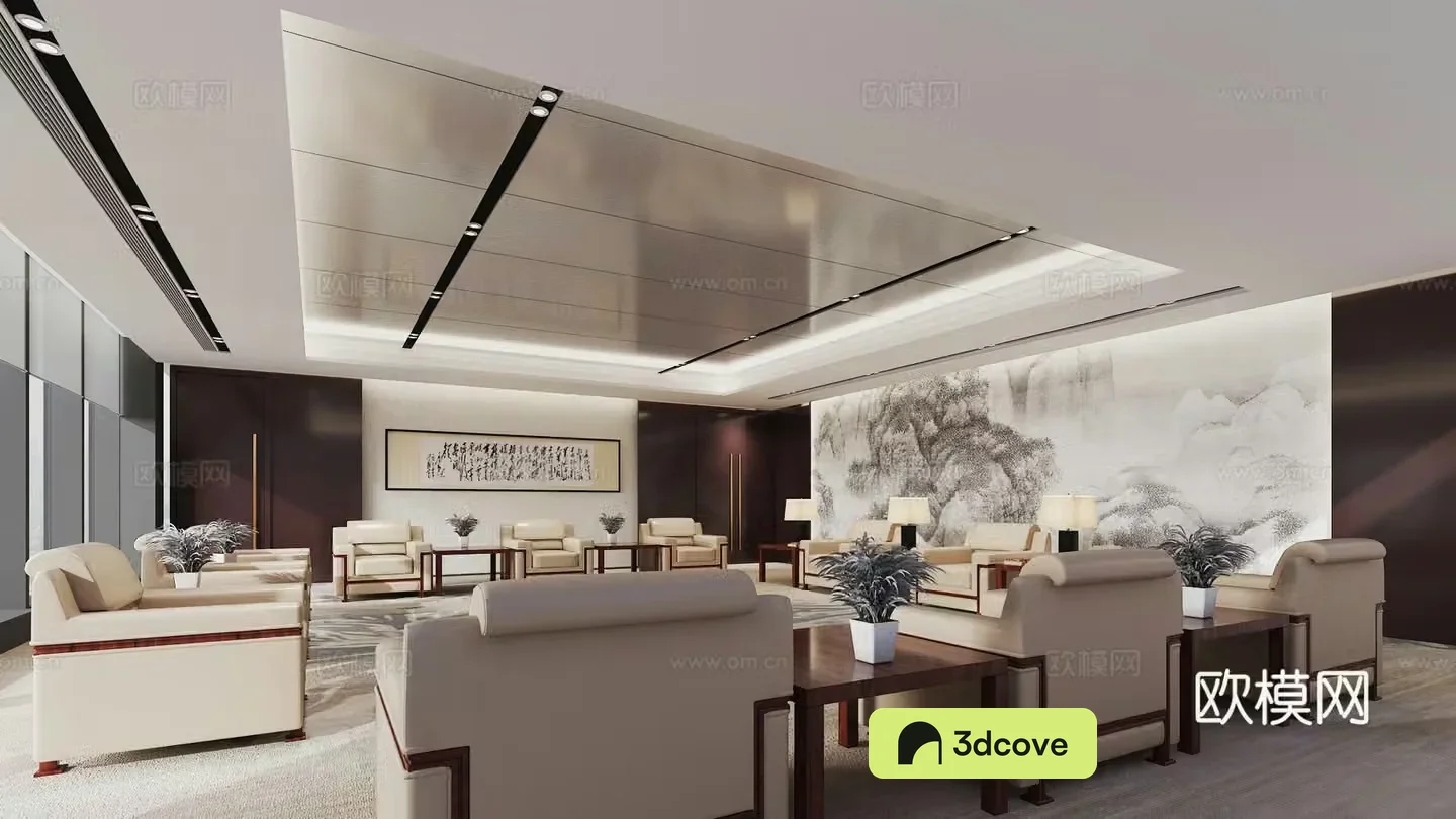 Modern reception room