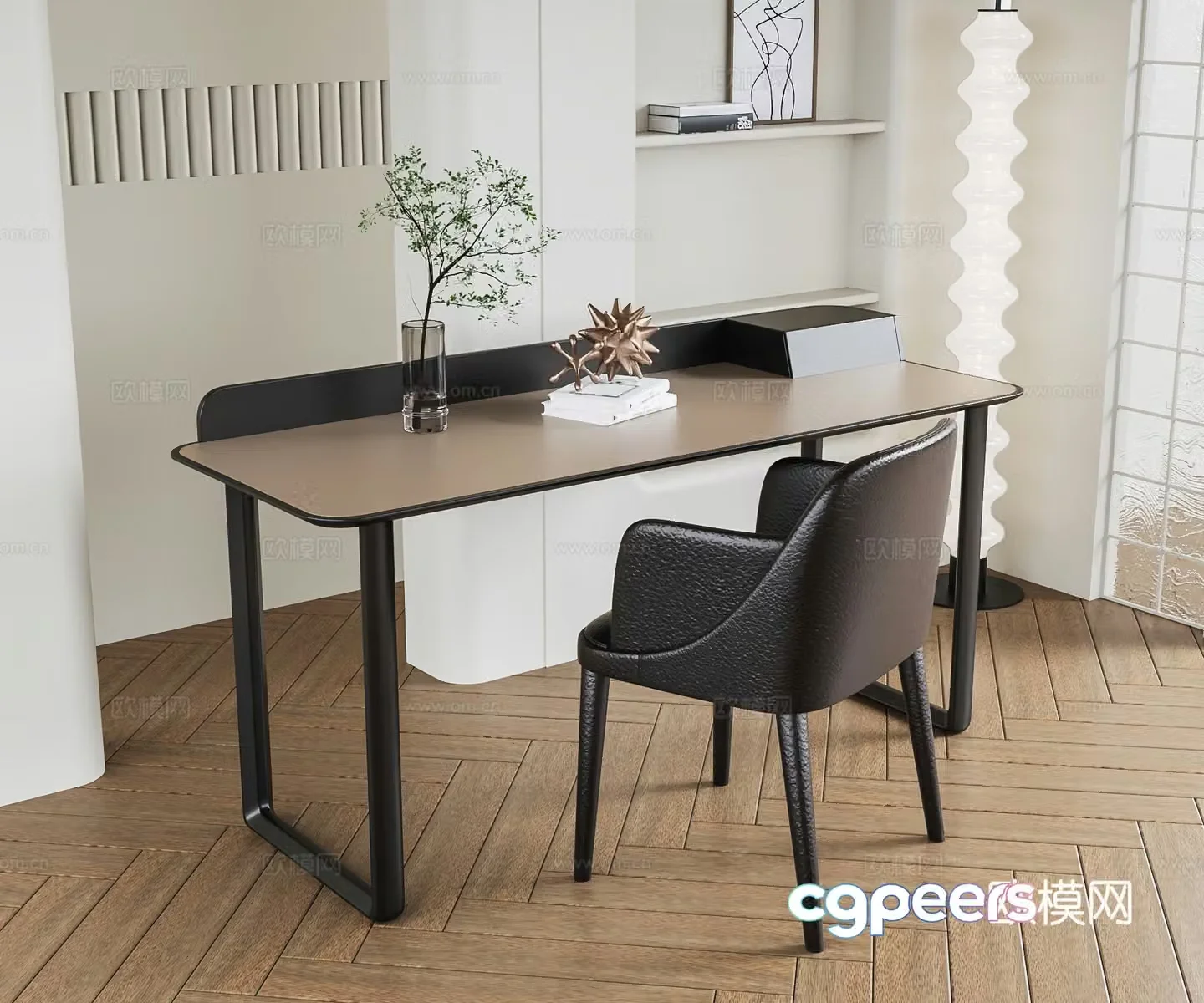 Modern desk chair 3D model