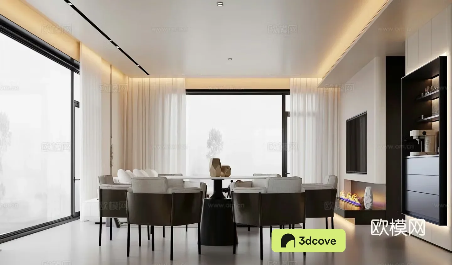 Modern guest restaurant