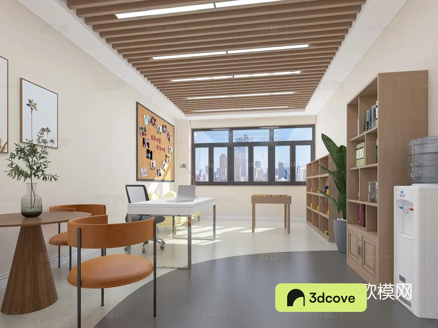 Modern school psychological counseling room Teacher’s office