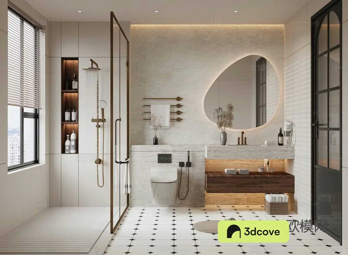 Wasabi Bathroom 3D Model