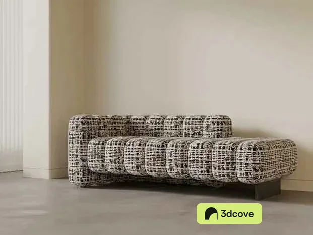 Modern Woven Sofa