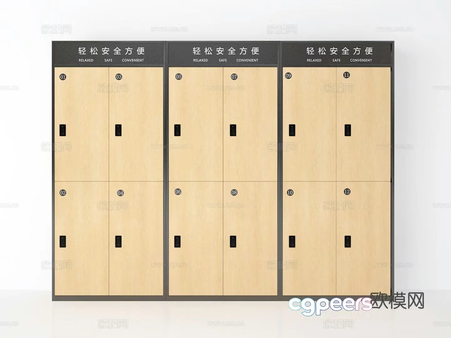 locker locker locker 3d model