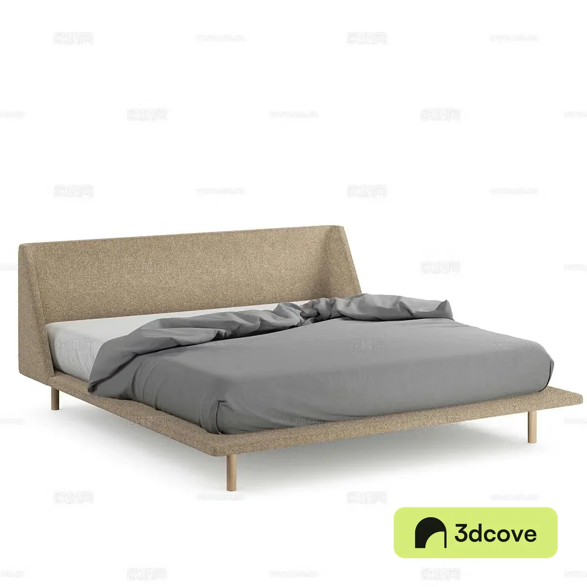 Modern double bed