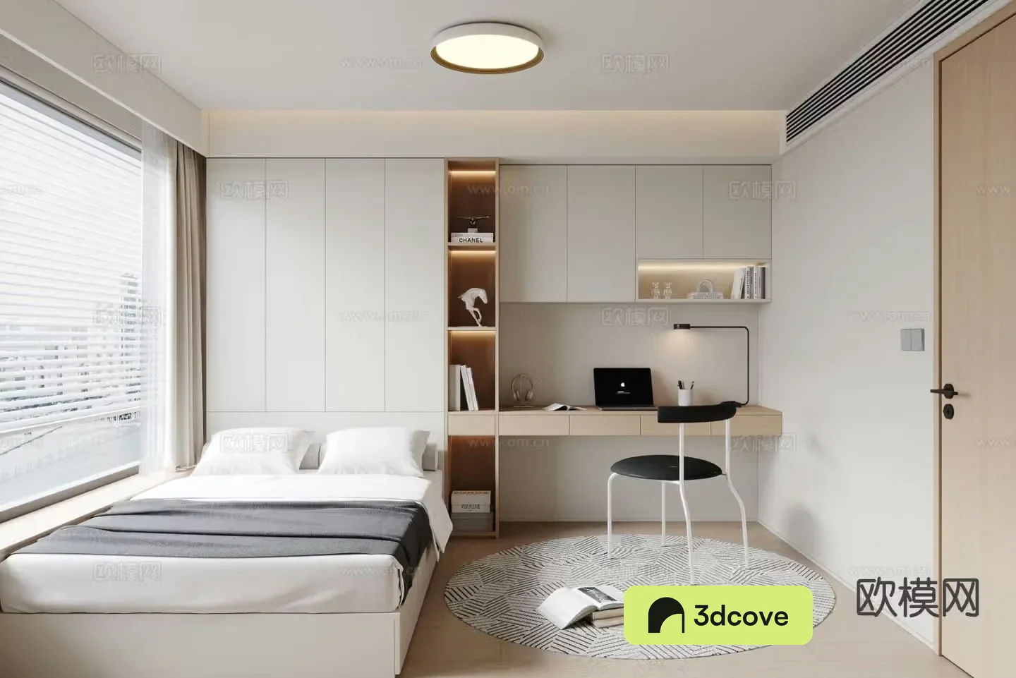 Modern tatami bedroom