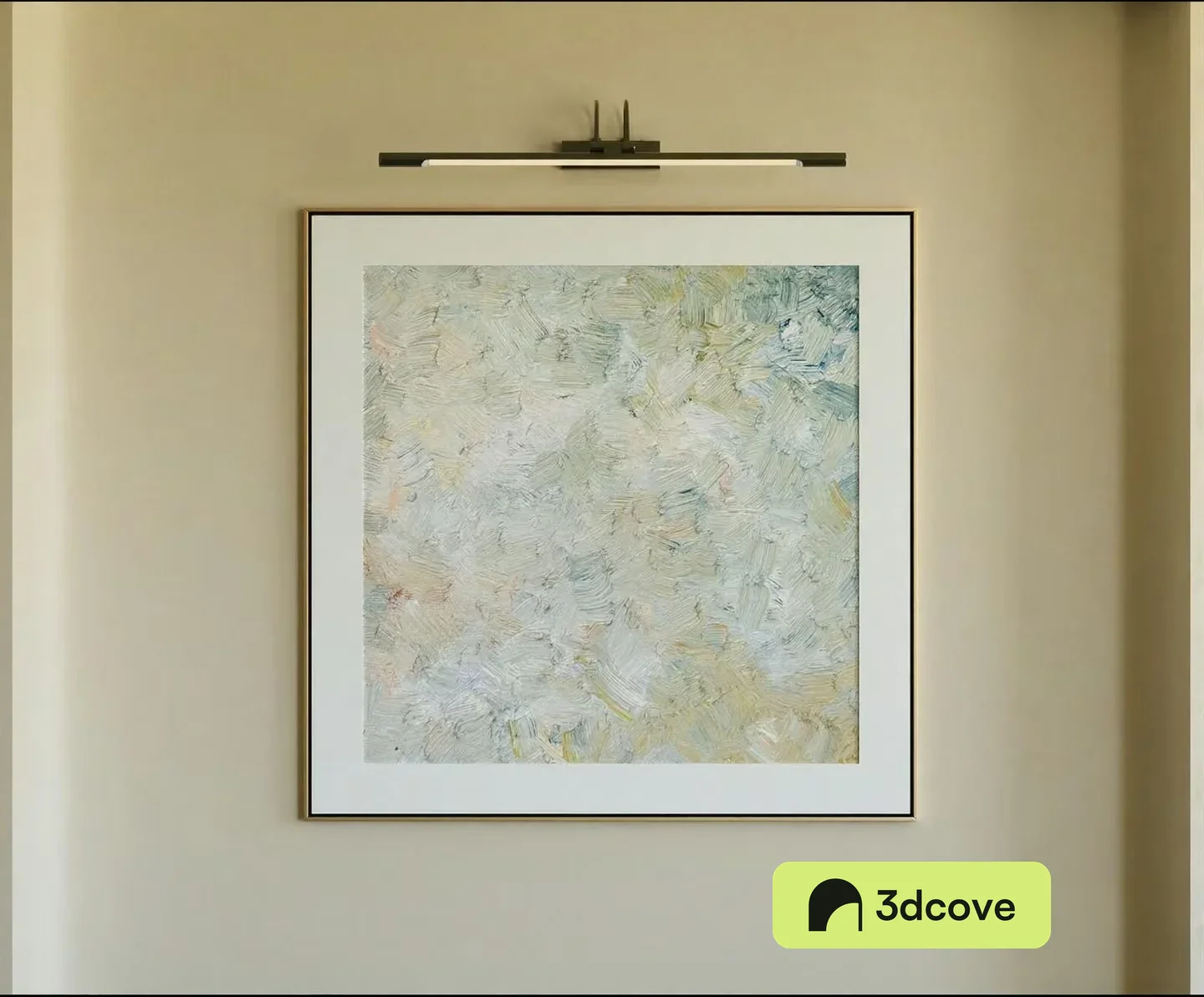 A Framed Abstract Painting