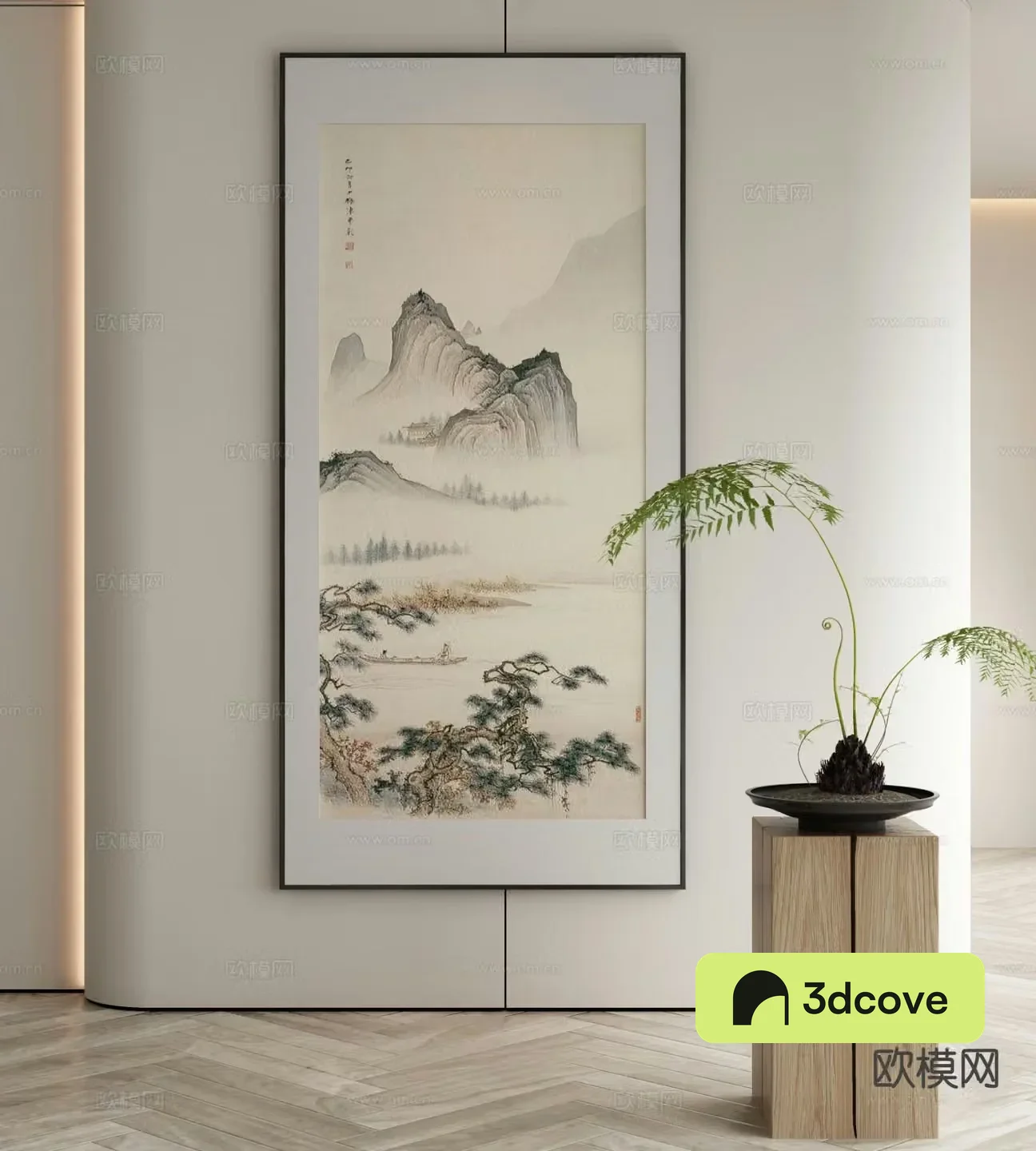 New Chinese style landscape painting decorative painting