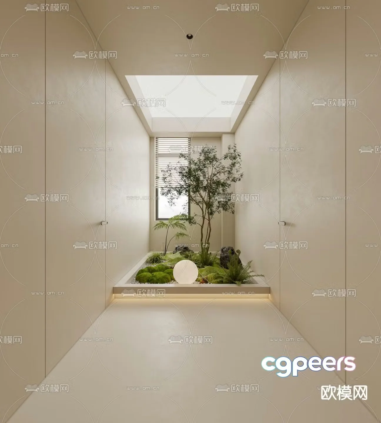 Landscape sketch plant landscaping plant pile 3D model